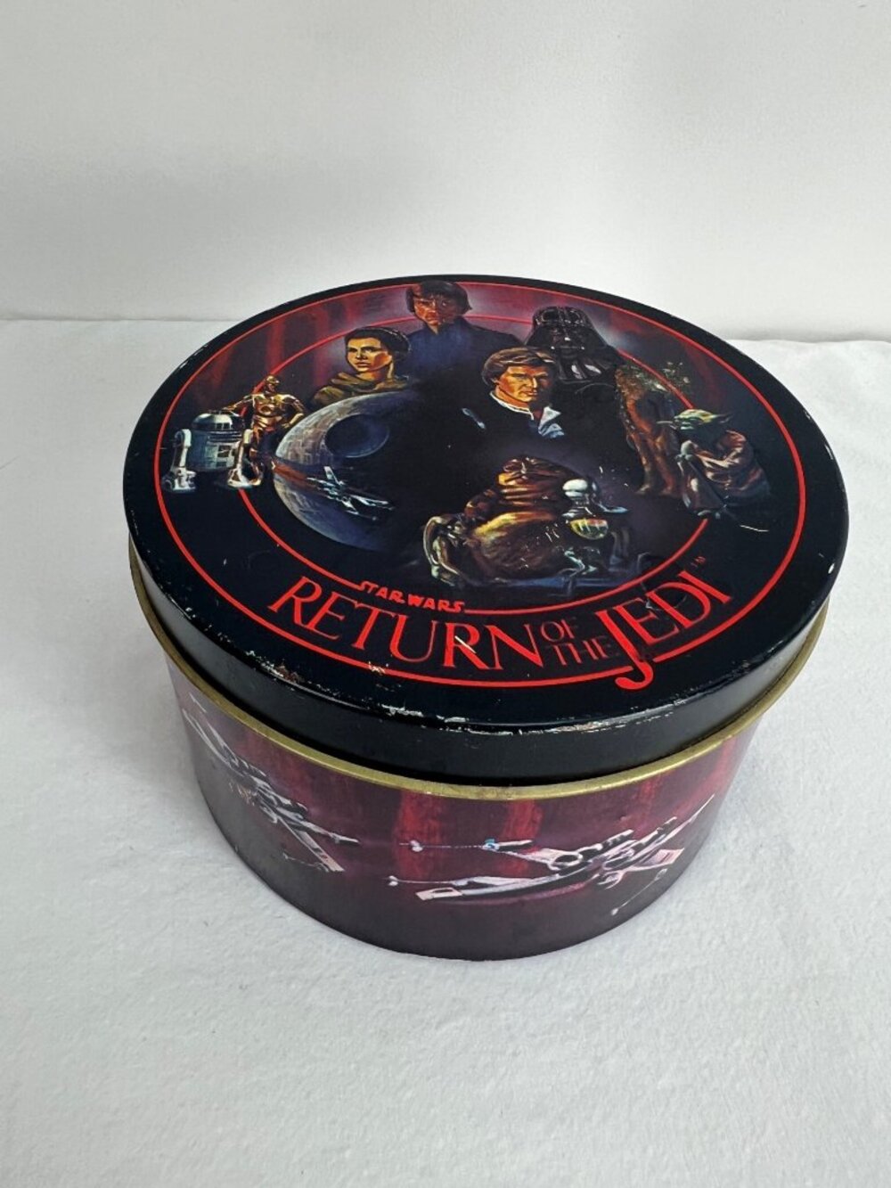 Star Wars Return Of The Jedi 1983 Metal Tin Container By Cheinco